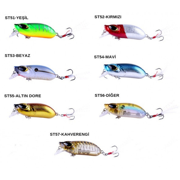 Avmatik MG005 Crankbait 5.5 Cm 8 Gr Tatlı Su Suni Yem