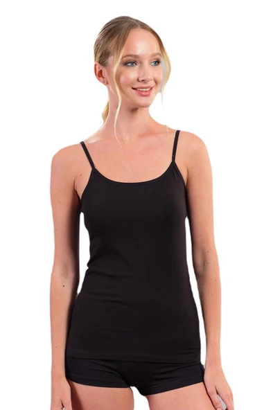 ÖDÜL 5200M BAYAN İP ASKILI MODAL ATLET SİYAH