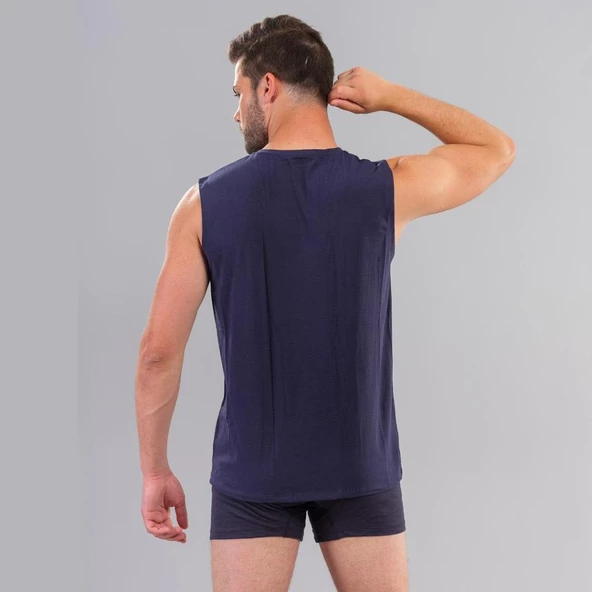 ÖDÜL ERKEK 7023 V YAKA KOLSUZ ATLET LACİ 2Lİ - 2