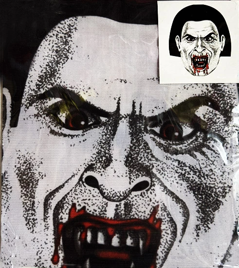 Yüze Yapışan Kafaya Tam Geçmeli Streç Kanlı Vampir Maske Bez Maske Model 2-2 ürün görseli 1