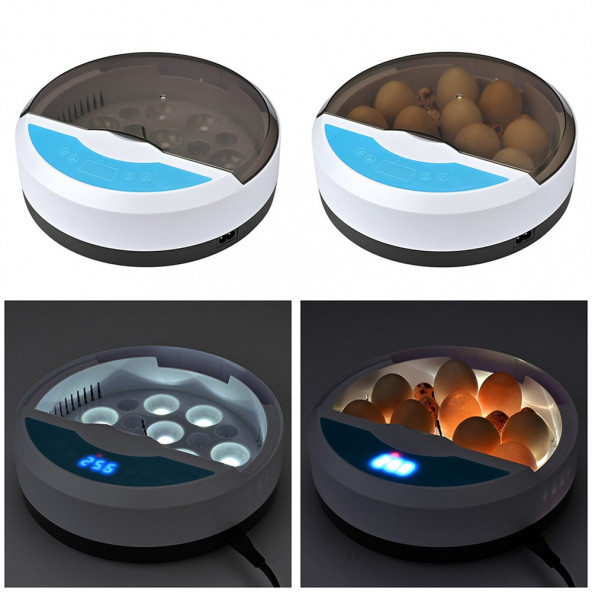 Mini 9+4 Yumurtalı  Otomatik Kuluçka Makinası - 3