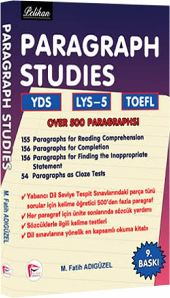 Pelikan Paragraph Studıes Yds - Lys - 5 - Toefl