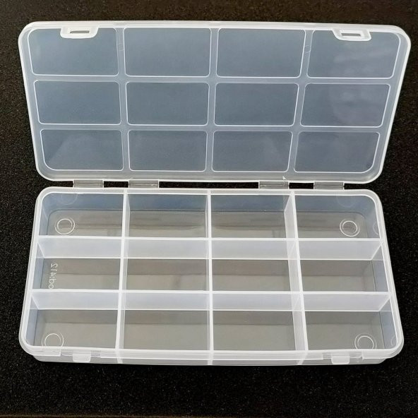 Hayal Sepeti 12 Bölmeli Kapaklı Organizer Kutu 20x10x3 cm - 4