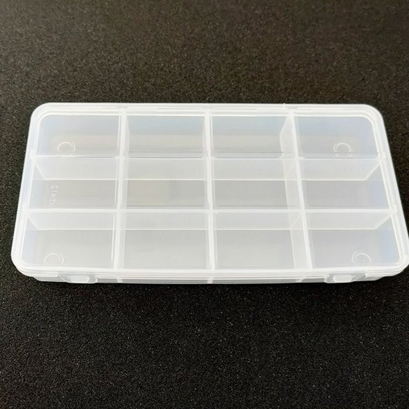 Hayal Sepeti 12 Bölmeli Kapaklı Organizer Kutu 20x10x3 cm - 5