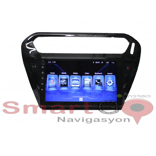 PEUGEOT 301/CİTROEN C ELYSEE 9" 2012/2022 SİYAH 4 GB MULTİMEDYA - 2