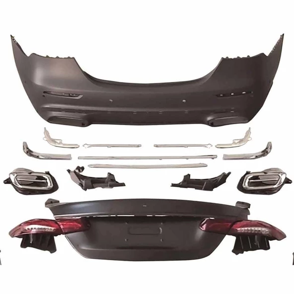 AUTOGP Mercedes w213 makyajlı maybach body kit dönüşüm - 2