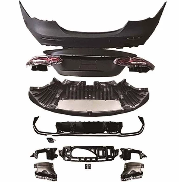 AUTOGP Mercedes w213 e63s makyajlı dönüşüm body kit seti full