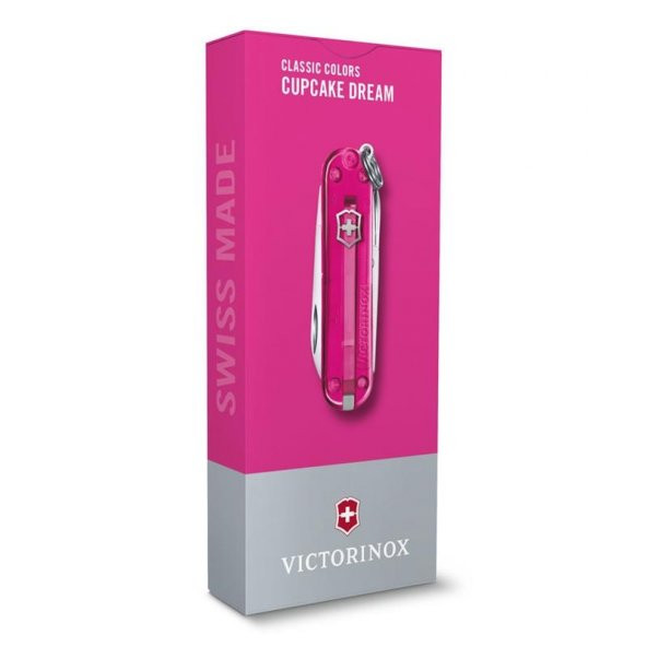 Victorinox 0.6223.T5G Classic Şeffaf Pembe Çakı - 4