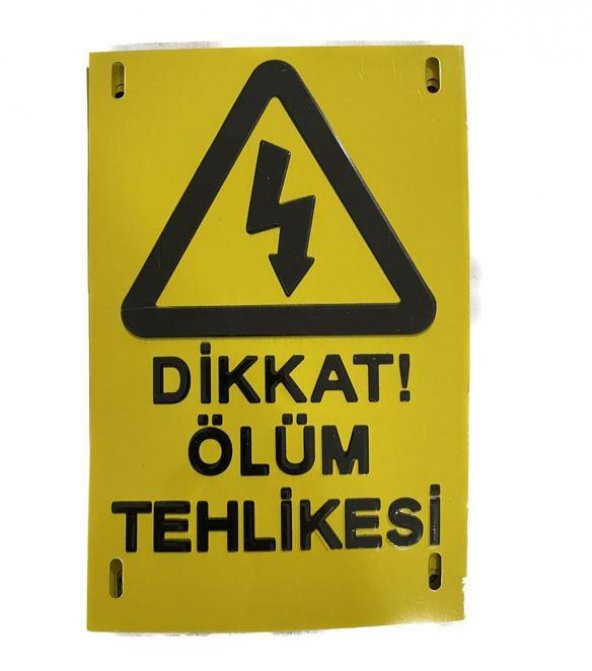 Dikkat Uyarı Levhası
