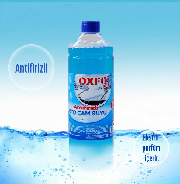 OXFOPRO ANTİFİRİZLİ OTO CAM SUYU 1 LİTRE