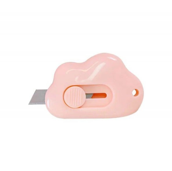 SRTfootcare Taşınabilir Bulut Şeklinde Maket Bıçağı 1 Adet PEMBE - 2