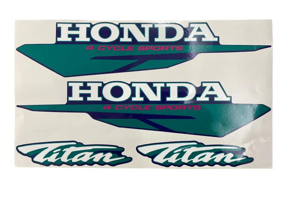 Honda Titan Eski Model Etiket Takımı (Mavi Renk İçin) ürün görseli