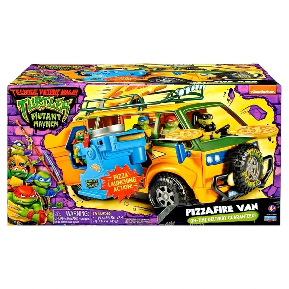 Tmnt Ninja Kaplumbağalar Karavan Pizzafire Van - 6