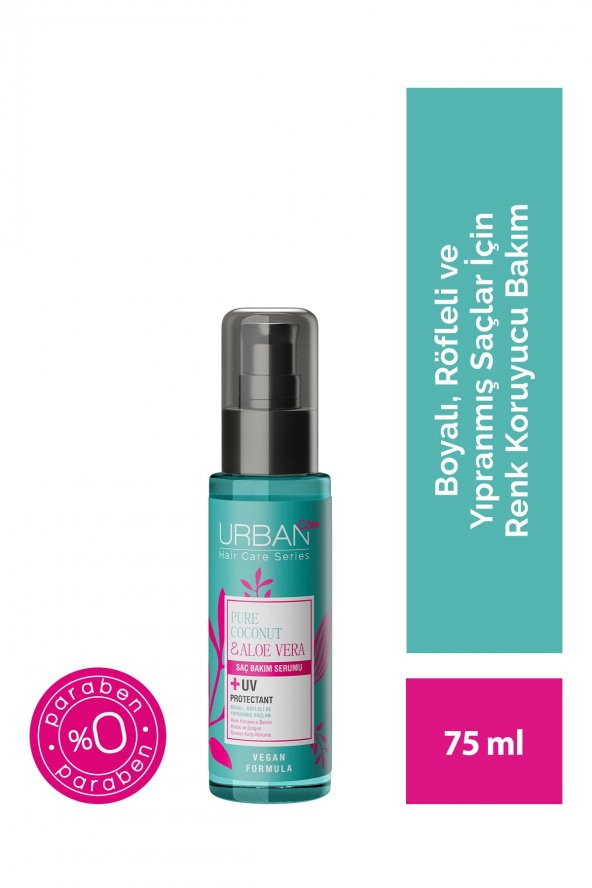 Pure Coconut&aloe Vera Boyalı Saçlar Özel Renk Koruyucu Saç Bakım Serumu-vegan-75ml
