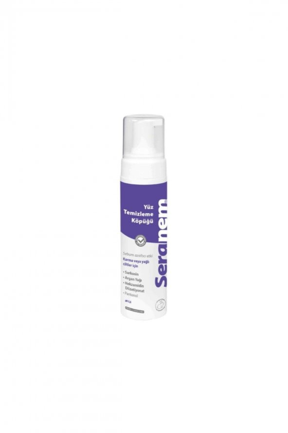Dermadolin Akne ve Yağlanma Karşıtı Yüz Temizleme Köpüğü 200 ml