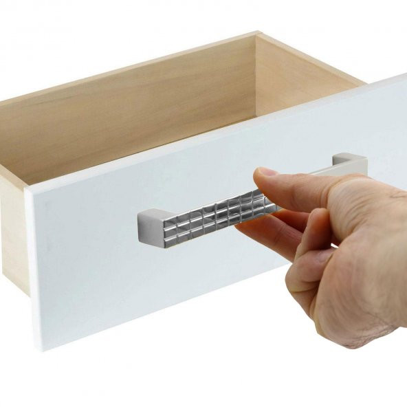 Mobilya Mutfak Dolabı  Banyo Çekmece Dolap Kapak Kulpu Kulbu Krom160 mm Metal Kulp - Resim 3