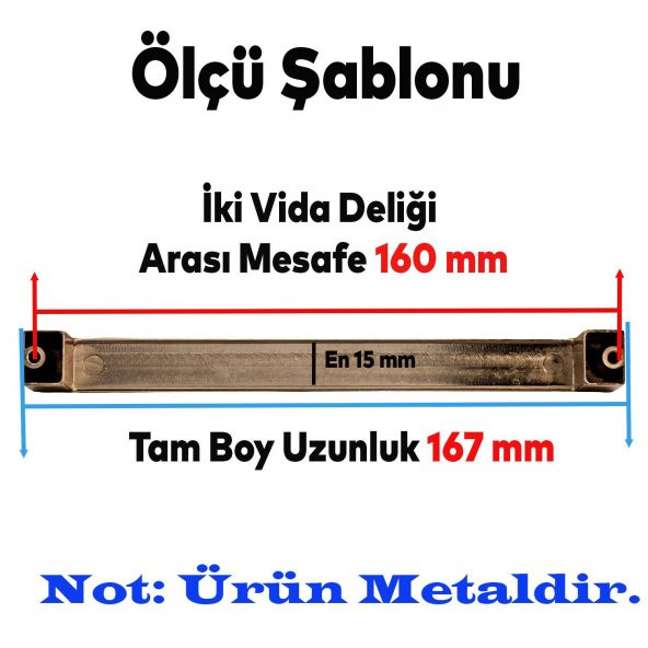 Mobilya Mutfak Dolabı Banyo Çekmece Dolap Kapak Kulpu Kulbu Antik Bakır 160 mm Metal Kulp - Resim 2
