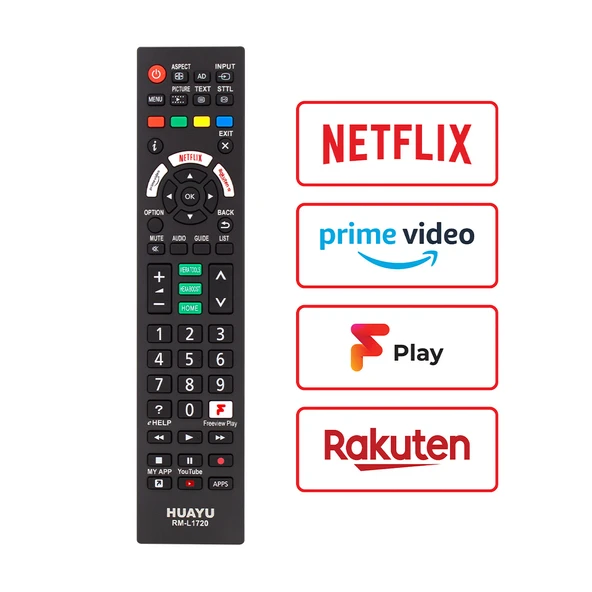 Huayu RM-L1720 Sony Netflix-Youtube Tuşlu Lcd-Led Tv Kumanda - Resim 3