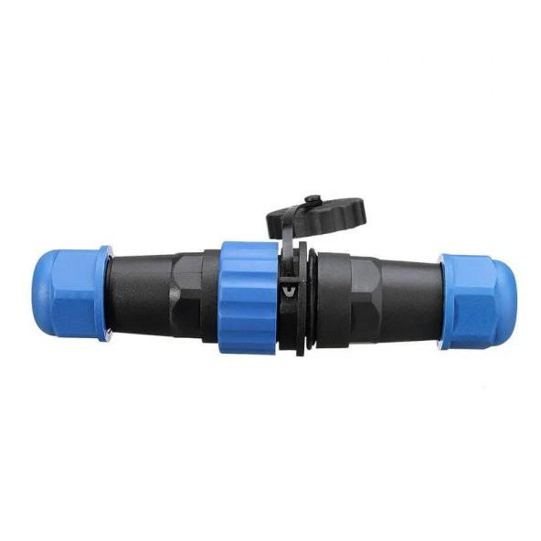 SD20 SU GEÇİRMEZ TEK PİNLİ ERKEK-DİŞİ 20 MM DÜZ KABLO KONNEKTÖR - 4