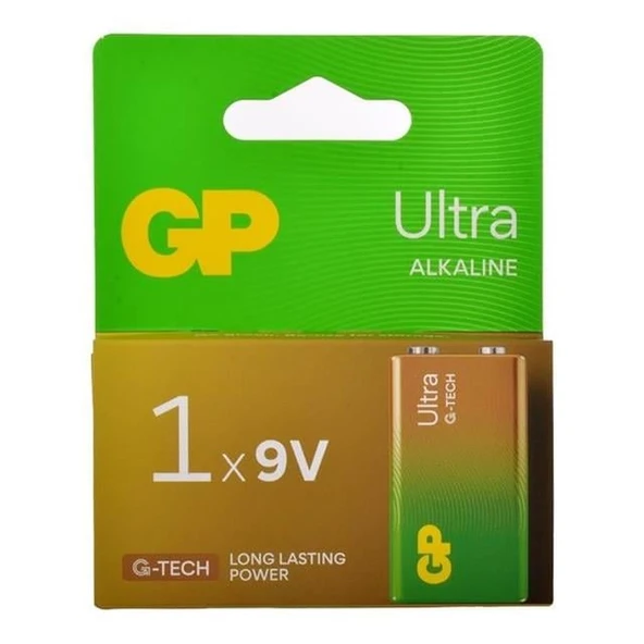 GP 1604AU 6LR61 9 Volt Ultra Alkalin Pil Tekli - Resim 5