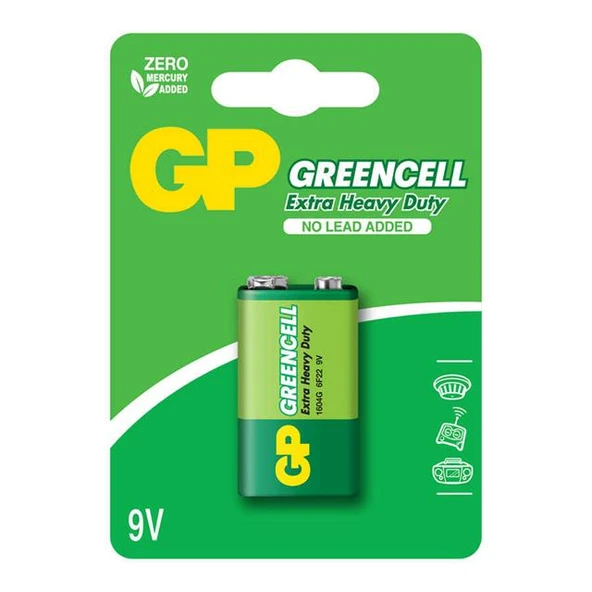 GP 1604AU 6LR61 9 Volt Ultra Alkalin Pil Tekli - Resim 4