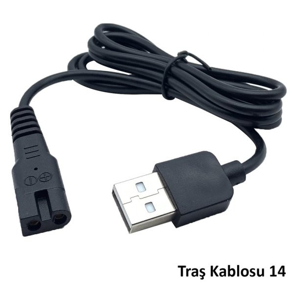Tıraş Makinaları İçin Usb Şarj Kablosu 1 Metre No:14 - 2