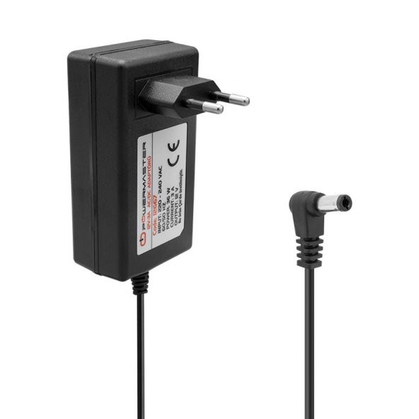 Powermaster PM-12667 12 Volt - 3 Amper 5.5*2.5 Mm Uçlu Plastik Kasa Priz Tipi Adaptör - 4