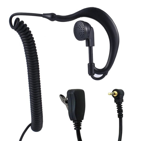 Powermaster Aselsan JD-EHM50 Ear Hook /Aselsan Cobra / MT-655C / MT-690 / PM-865 / PM-66 Arkalıklı Telsiz Kulaklık - 2