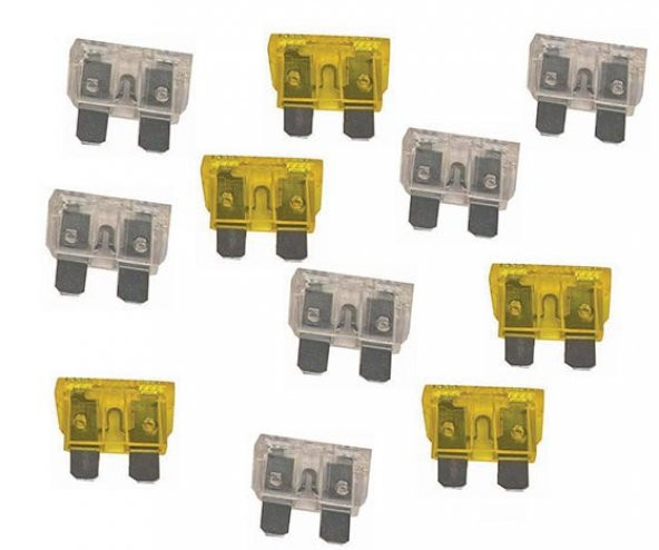 Powermaster 15 Amper Aşırı Yük Ve Kısa Devre Koruma Bıçaklı Oto Sigortası (100Lü Paket) - 2