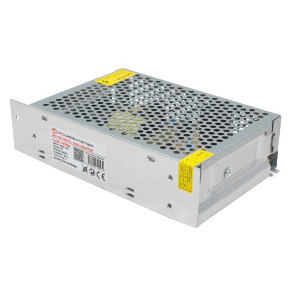 Powermaster PM-14056 12 Volt - 10 Amper - 120 Watt Metal Kasa Adaptör - Resim 2
