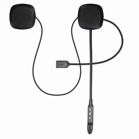 POWERMASTER PM-14283 BLUETOOTHLU ŞARJLI KASK İÇİ MOTOSİKLET HOPARLÖR VE MİKROFON SETİ - 5