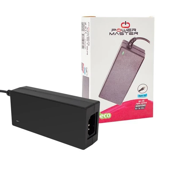Powermaster PM-14311 16 Volt - 3 Amper 5.5*2.5 Mm Uçlu Plastik Kasa Santral Adaptörü (Masaüstü) - 9