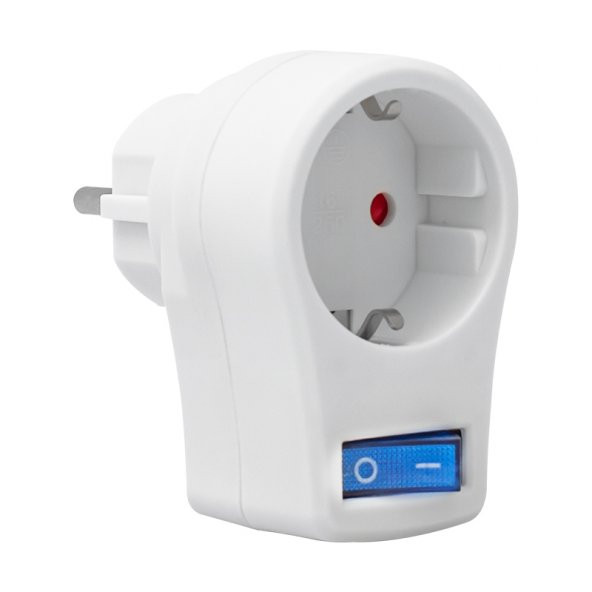 Powermaster 16816 Tekli Akım Korumalı Anahtarlı Priz - 1