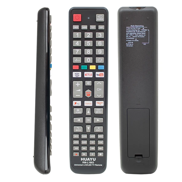 Huayu RM-L1663 Netflix-Youtube-Prime Video-Google Play Tuşlu Universal Lcd Led Tv Kumandası - 4