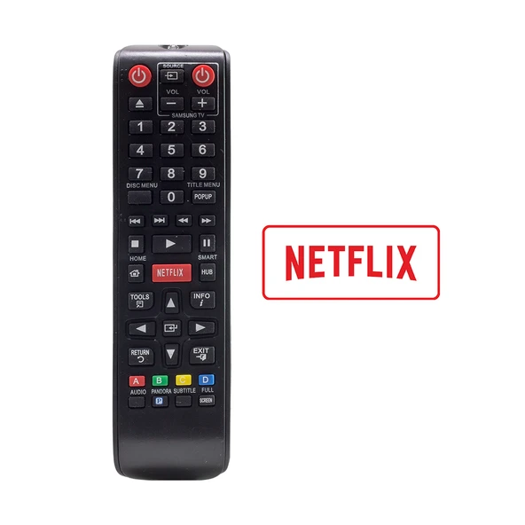 Samsung Netflix Tuşlu Lcd-Led Tv Kumandası 18201 - Resim 3