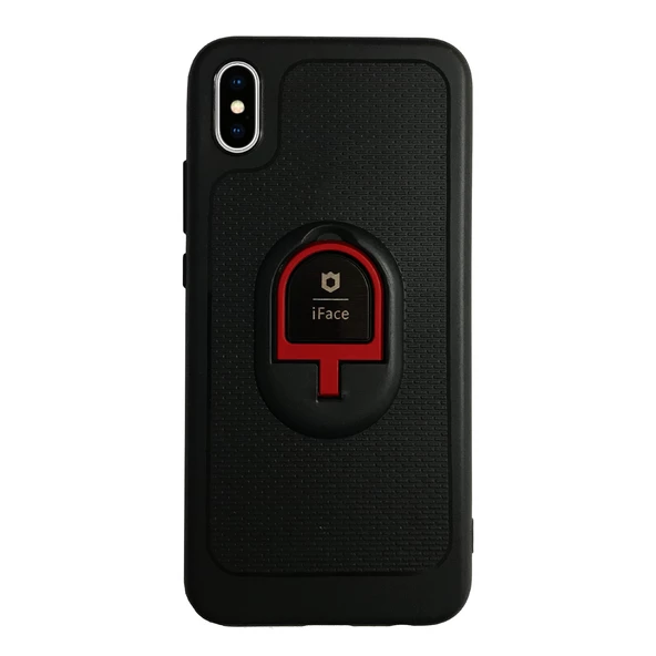 iPhone X/XS iFace Yüzük Tutuculu Arka Kapak Halka-Bordo ürün görseli 1