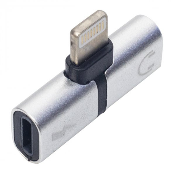 Powermaster PM-18316 İphone Lightning Şarj Kulaklık Çevirici Adaptör Jack - 2