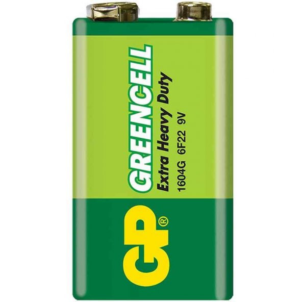 GP 1604GLF Greencell 9 Volt Pil (Tekli) - 5