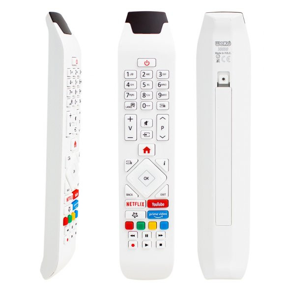 Vestel RCA343140P Youtube-Netflix-Prime Video Tuşlu Lcd-Led Tv Kumanda Beyaz - Resim 2