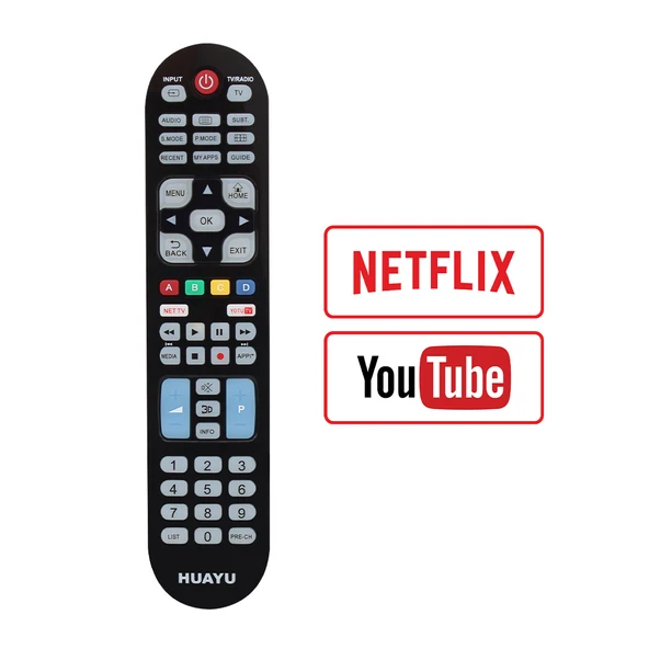 Huayu URC1515 LG-Sony-Samsung Netflix-Youtube 3İn1 Universal  Lcd Led Tv Kumandası - 3