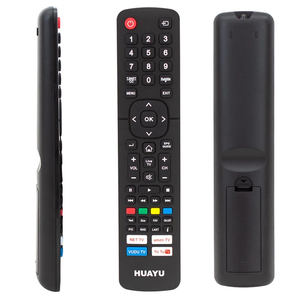 Huayu URC1530 Hisense Netflix-Youtube-Amazon Tuşlu Universal LCD-LED Tv Kumandası - 4