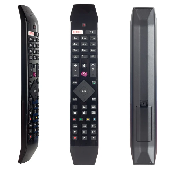 Vestel Netflix Mor Tuşlu Yeni Üstü Camlı Model Led Tv Kumanda - Resim 4