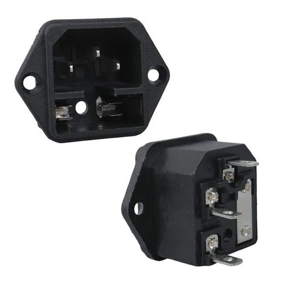 C7 Erkek Şase Sigortalı Erkek Power Soket Kulaklı - 4