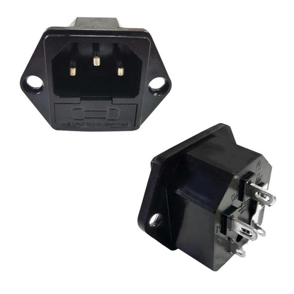 C7 Erkek Şase Sigortalı Erkek Power Soket Kulaklı