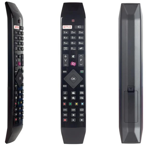 Vestel Netflix Mor Tuşlu Yeni Üstü Camlı Model Led Tv Kumanda - Resim 5