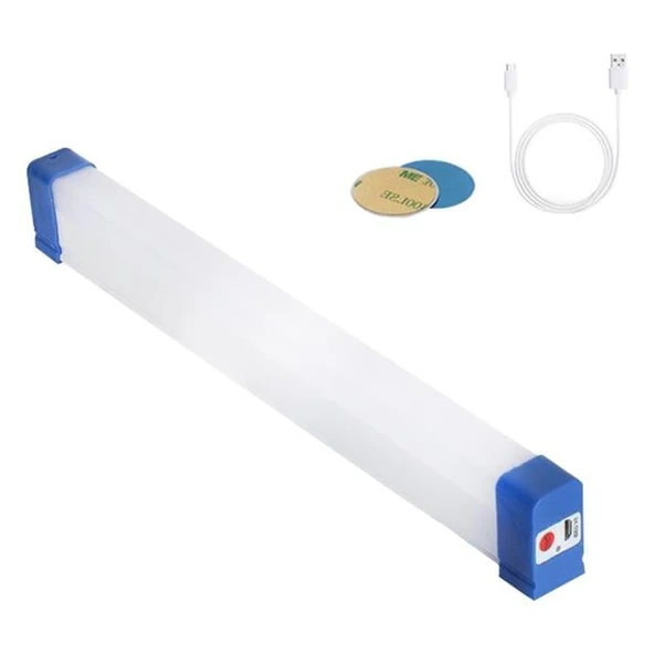 Powermaster BK-300 Mıknatıslı Şarjlı 3 Modlu Solar Beyaz Lamba 32 Cm - 7