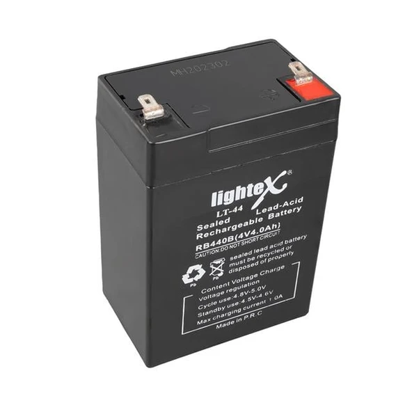 Lightex LT-44 4Volt 4.0Amper Kuru Işıldak Aküsü - 3
