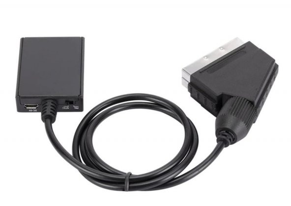 Hdmi To Scart 1080p Hd AV Video Çevirici Dönüştürücü Adaptör - 5