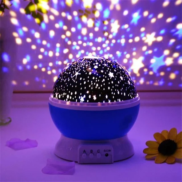 Starmaster KLC-03 Yıldız Yansıtmalı Küre Tip Gece Lambası - 7