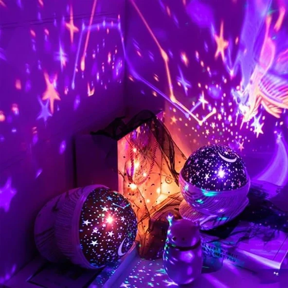 Starmaster KLC-03 Yıldız Yansıtmalı Küre Tip Gece Lambası - 6